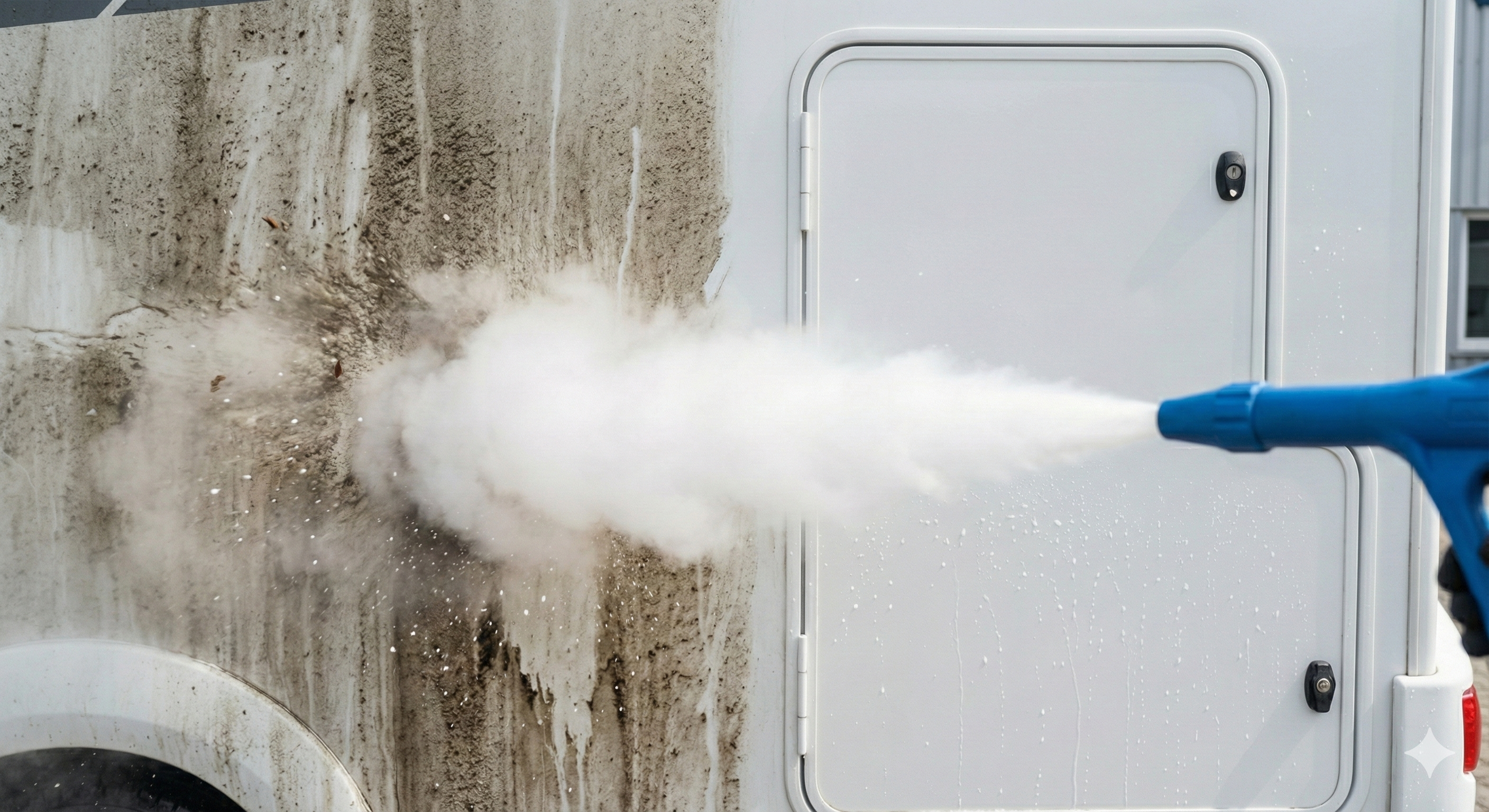 Trockeneis Wohnmobil